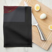 Keukenhanddoek met Bloedmaan Nacht (Quarter Fold)