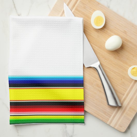 Keukenhanddoek met Bright serapes (Quarter Fold)