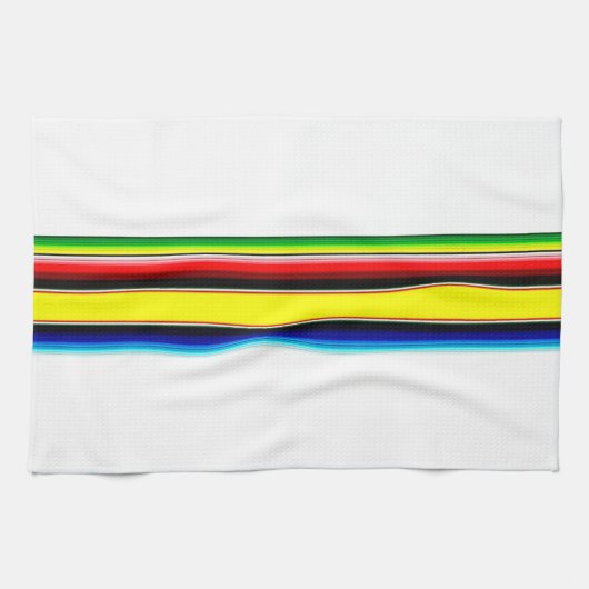 Keukenhanddoek met Bright serapes (Horizontaal)