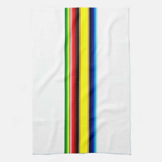 Keukenhanddoek met Bright serapes (Verticaal)