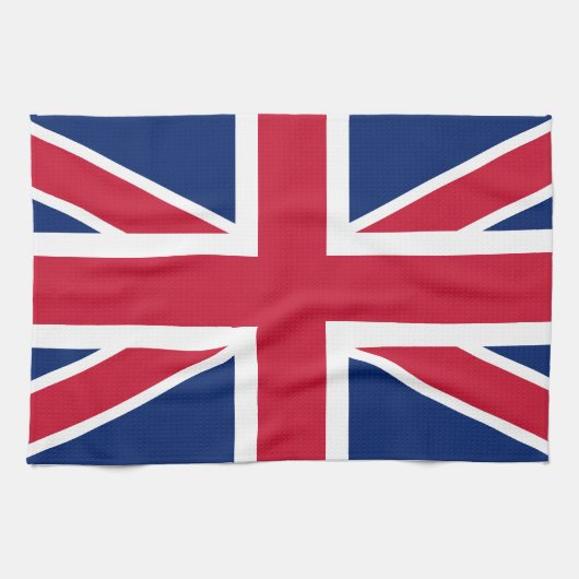 Keukenhanddoek met Brits vlaggenontwerp (Horizontaal)