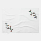 Keukenhanddoek met cactus-decoratie (Horizontaal)