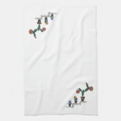 Keukenhanddoek met cactus-decoratie (Verticaal)