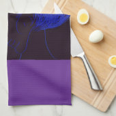 Keukenhanddoek met cartoonpersonagekunst (Quarter Fold)