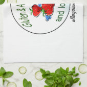 Keukenhanddoek met de Gluten- en Allergievrije log (Gevouwen)