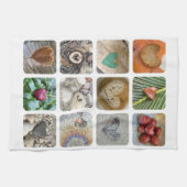 Keukenhanddoek met een dozijn hart - woordloze lie (Horizontaal)