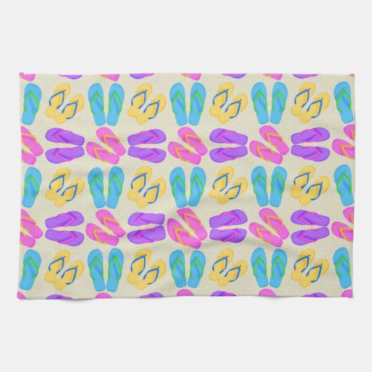 Keukenhanddoek met flap-flop (Horizontaal)