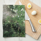 Keukenhanddoek met fluffy witte schapen (Quarter Fold)