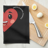 Keukenhanddoek met glimlach (Quarter Fold)