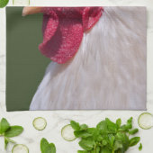 Keukenhanddoek met Haan (Gevouwen)