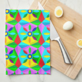 keukenhanddoek met klassieke sterbloem (Quarter Fold)