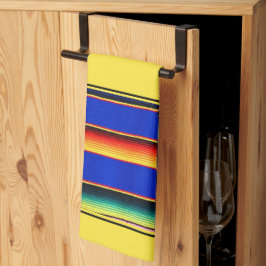 Keukenhanddoek met kleurrijke strepen