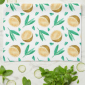 Keukenhanddoek met kokosprint (Gevouwen)