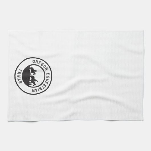 Keukenhanddoek met logo (Horizontaal)