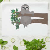 keukenhanddoek met luiaard (Gevouwen)