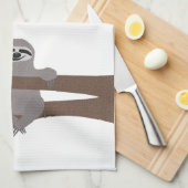 keukenhanddoek met luiaard (Quarter Fold)