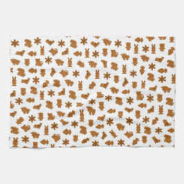 Keukenhanddoek met monochrome print.