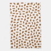 Keukenhanddoek met monochrome print. (Verticaal)