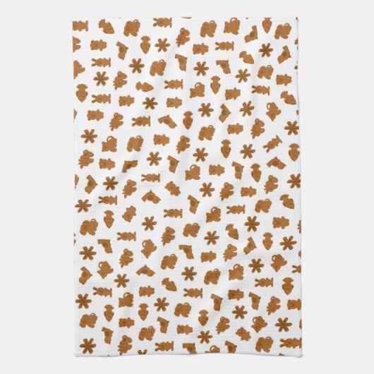 Keukenhanddoek met monochrome print. (Verticaal)