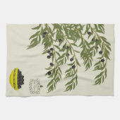 Keukenhanddoek met olijven (Horizontaal)