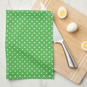 Keukenhanddoek met polka stippen