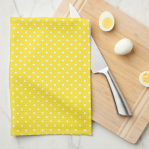 Keukenhanddoek met polka stippen