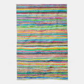 Keukenhanddoek met regenboogrol (Verticaal)