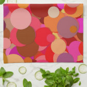 keukenhanddoek met rode stip (Gevouwen)