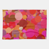 keukenhanddoek met rode stip (Horizontaal)