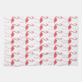 keukenhanddoek met roze flamingos (Horizontaal)