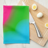 keukenhanddoek met Sherbet Waterverven (Quarter Fold)