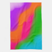 keukenhanddoek met Sherbet Waterverven (Verticaal)