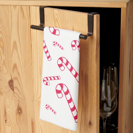 Keukenhanddoek met snoepriet (Derde Gevouwen)
