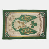Keukenhanddoek met St. Patrick's Day-wens (Horizontaal)