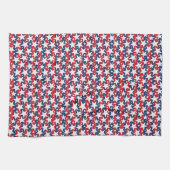 Keukenhanddoek met sterren en strepen (Horizontaal)