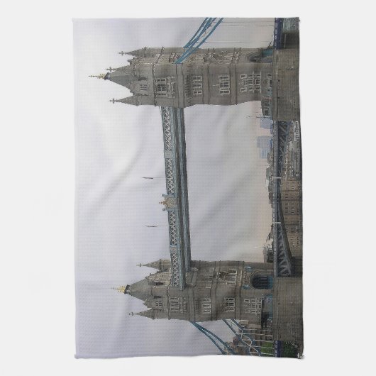 Keukenhanddoek met towerbrug over de Theems (Verticaal)