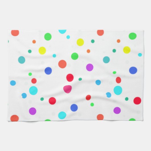 Keukenhanddoek met veel O'-spots (Horizontaal)