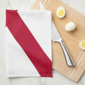 Keukenhanddoek met vlag van Alabama, VS (Quarter Fold)