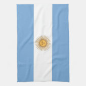Keukenhanddoek met vlag van Argentinië (Verticaal)