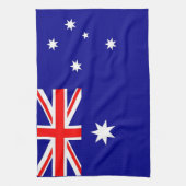 Keukenhanddoek met vlag van Australië (Verticaal)