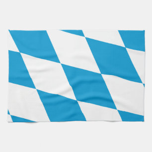 Keukenhanddoek met vlag van Beieren, Duitsland