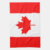 Keukenhanddoek met vlag van Canada (Verticaal)