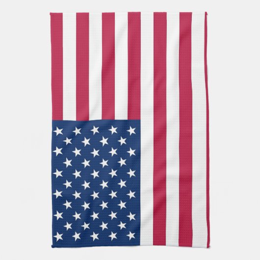 Keukenhanddoek met vlag van de VS (Verticaal)