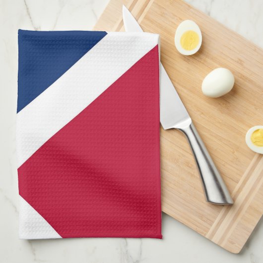 Keukenhanddoek met vlag van Denver, Colorado (Quarter Fold)