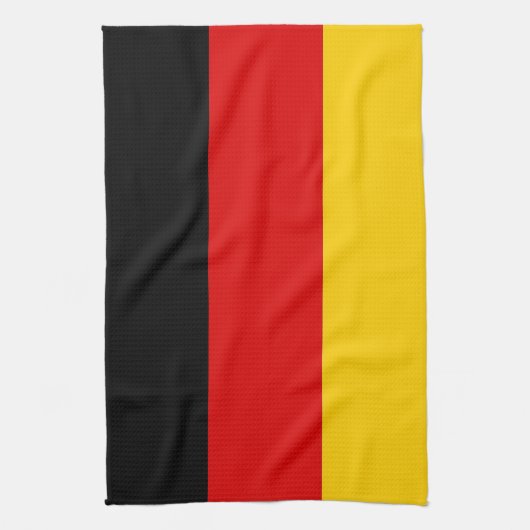 Keukenhanddoek met vlag van Duitsland (Verticaal)