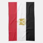 Keukenhanddoek met vlag van Egypte (Verticaal)