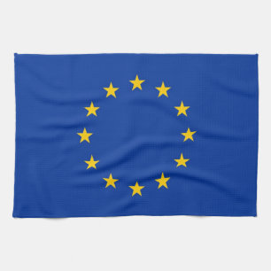 Keukenhanddoek met vlag van Europese Unie