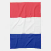 Keukenhanddoek met vlag van Frankrijk (Verticaal)