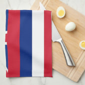 Keukenhanddoek met vlag van Hawaï, V.S.A. (Quarter Fold)