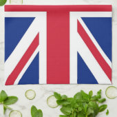Keukenhanddoek met vlag van het Verenigd Koninkrij (Gevouwen)